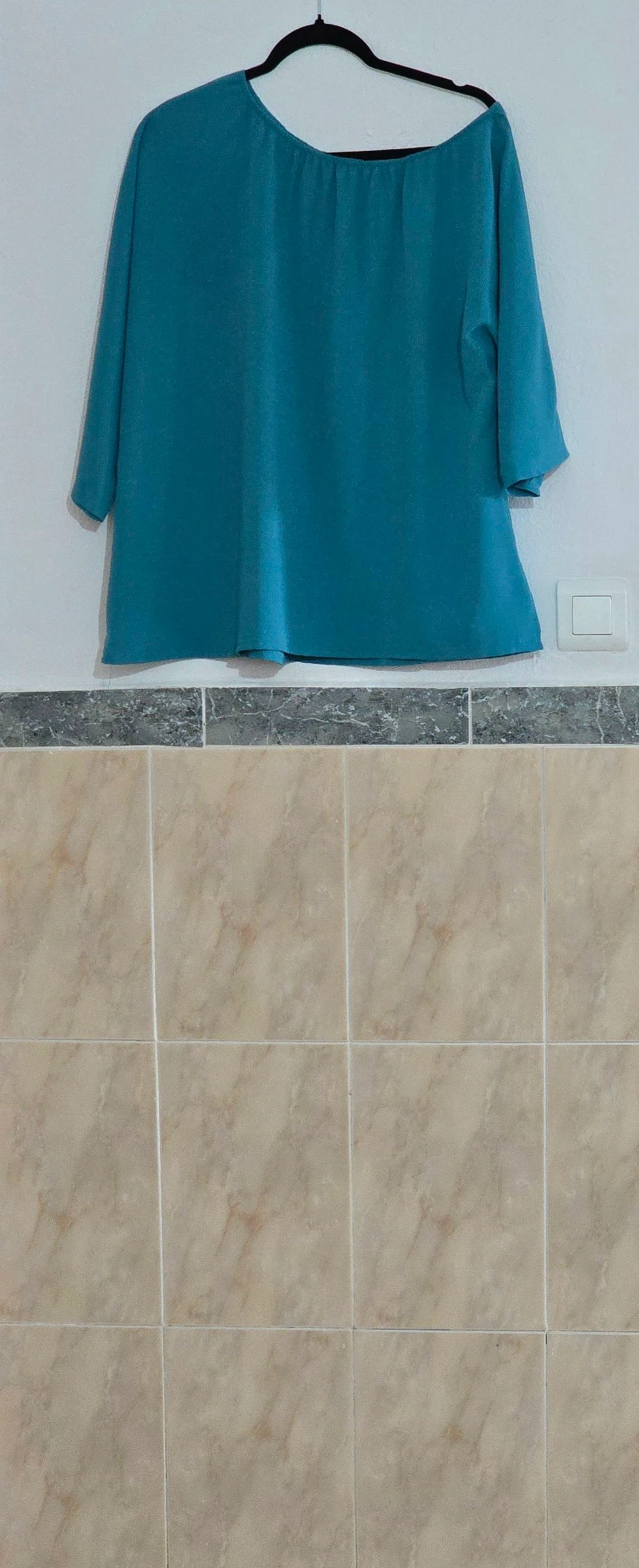 Blusa turquesa manga 3/4  – photo 4